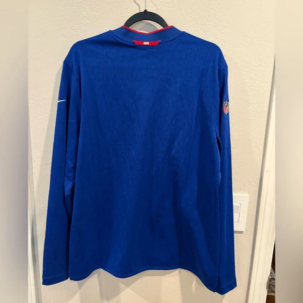 Nike New York Giants Sideline Coaches Half-Zip Pullover Jacket Men's Size M NWOT